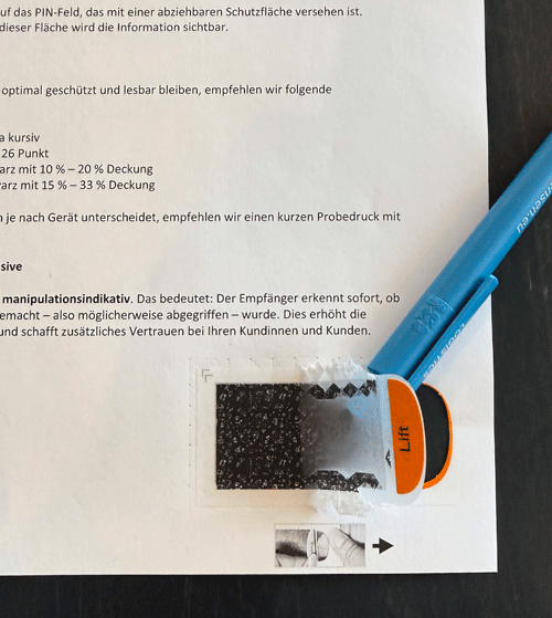 Detailansicht geöffnet